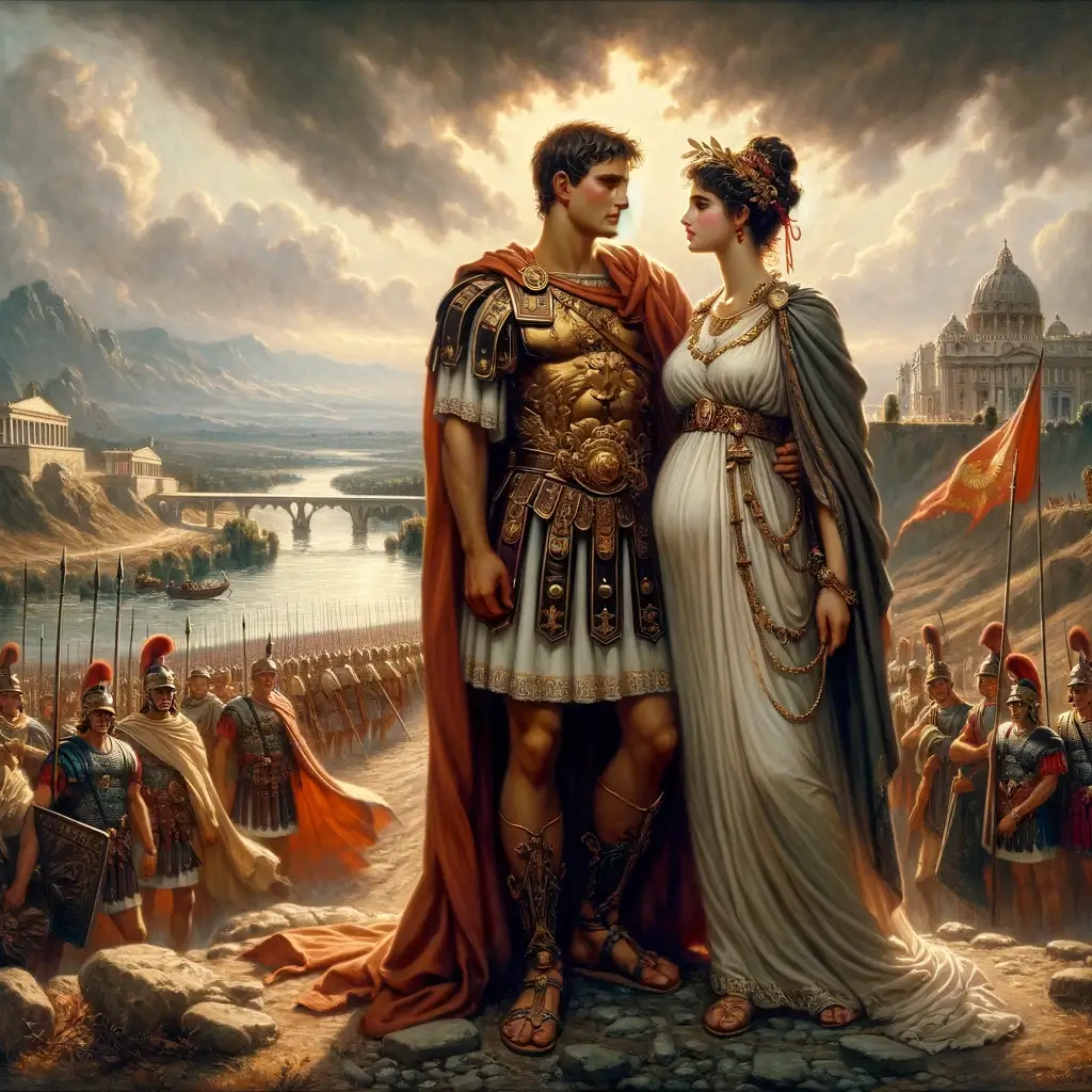 Scena immaginaria dal libro "Germanico"